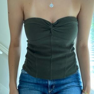 Free People Green Tube Top